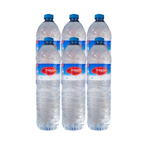 Agua mineral ESMIAGUA botella de 1,5 L, pack de 6 uds.