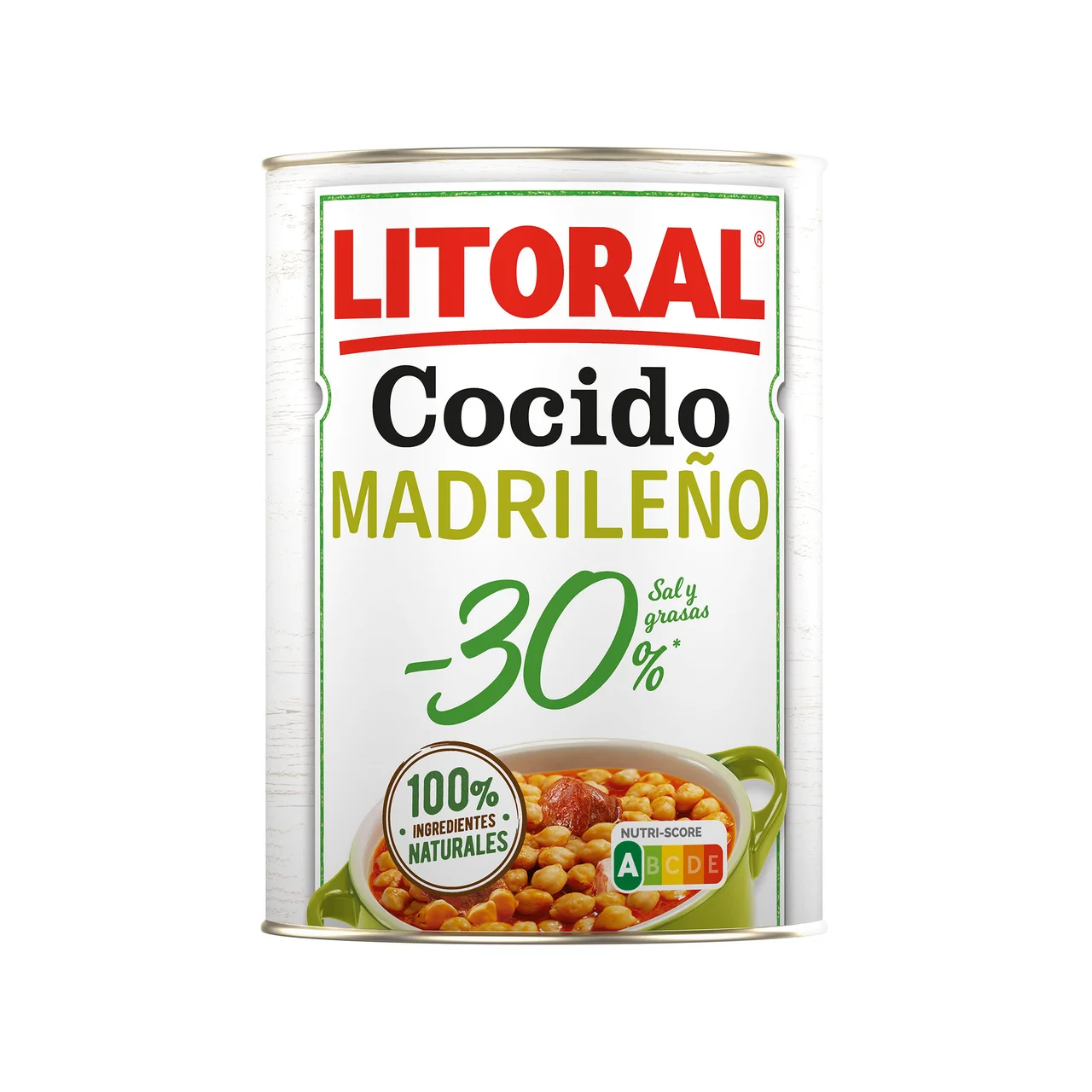 Cocido Madrileño - 30 % sal y grasas 425 g.
