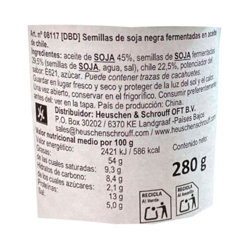 LAOGANMA Salsa de habas de soja con chile 280g