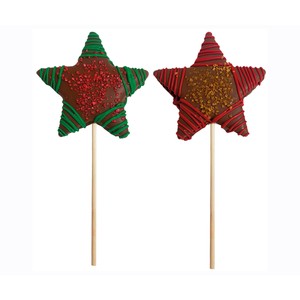 Imagen de DEKORA Piruleta nube con cobertura estrella de navidad 30 g.