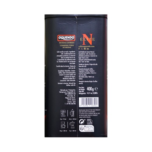 OQUENDO Café molido al natural  400 g