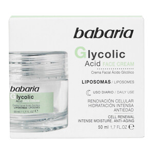 BABARIA Crema facial hidratante y antiedad de uso diario BABARIA 50 ml.