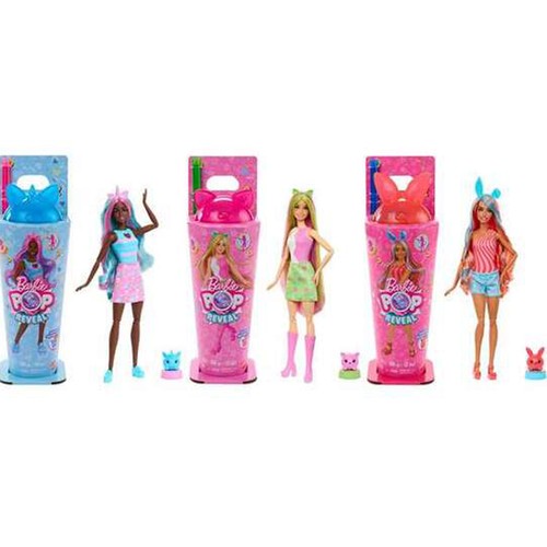 Muñecas sorpresa BARBIE Pop Reveal fiesta de animales.