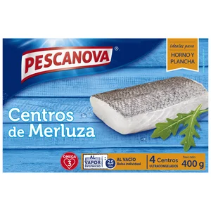 PESCANOVA Merluza ultrancongelada, centros PESCANOVA 400 g.