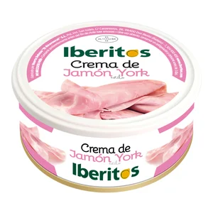 IBERITOS Untable de jamón de york lata de 250 g.