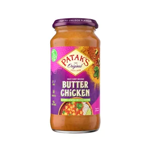 PATAK"S Salsa para pollo a la mantequilla, Butter chicken PATAK´S 450 g.