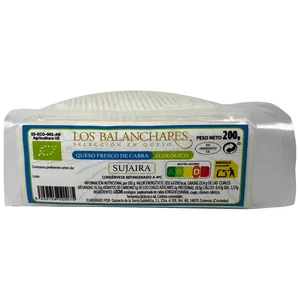 LOS BALANCHARES Sujaira Queso fresco de cabra ecológico 200 g.
