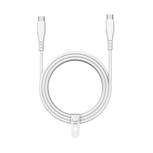 Cable USB A a USB C QILIVE 600183196 , longitud 2 metros, color blanco.