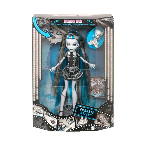 MONSTER HIGH Drama de Película Muñeca Frankie Stein +6 Años