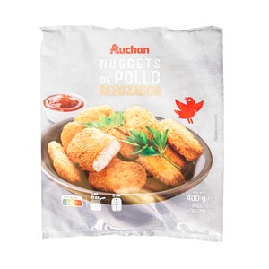 Imagen de AUCHAN Nuggets de pollo rebozados y ultracongelados 400 g. Producto Alcampo
