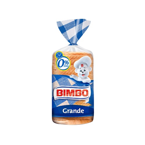 Pan de molde blanco con corteza BIMBO 375 g.