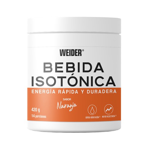 WEIDER Bebida isotònica naranja 420 g.
