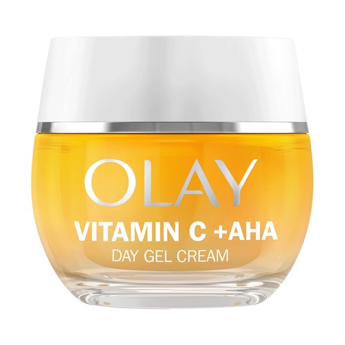 OLAY Vitamin C + AHA Crema en gel de día, para un tono de piel luminoso y uniforme 50 ml.