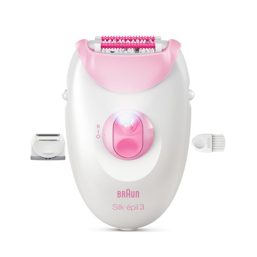 Depiladora eléctrica con cable BRAUN Silk-épil SE 3-031, 2 velocidades, sistema 20 pinzas.