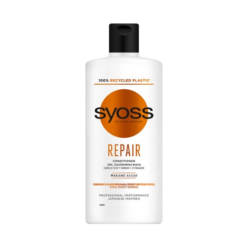 SYOSS Acondicionador reparador para cabellos secos y dañados SYOSS Repair 440 ml.