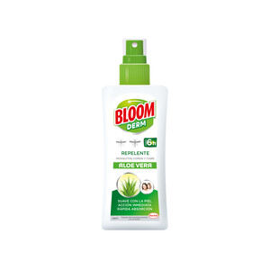 BLOOM Repelente de mosquitos loción con aloe vera BLOOM 100 ml.