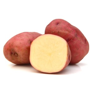 Patata roja al peso.