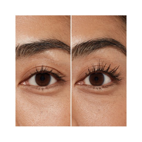 RIMMEL Kind & free tono marrón Máscara de pestañas waterproof efecto volumen y longitud.