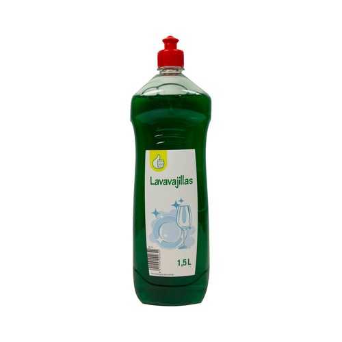 Detergente lavavajillas a mano PRODUCTO ECONÓMICO ALCAMPO 1,5 l.