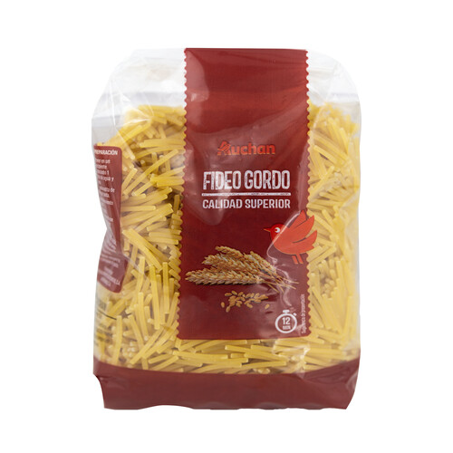 PRODUCTO ALCAMPO Pasta fideos gordo de calidad superior paquete de 500 g.