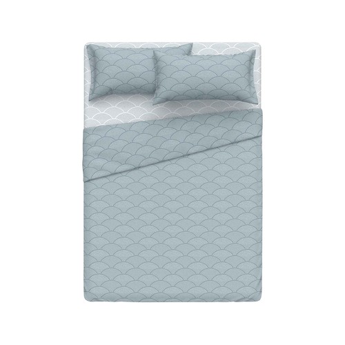 Juego sábanas para cama 160cm. Polialgodón, ACTUEL.