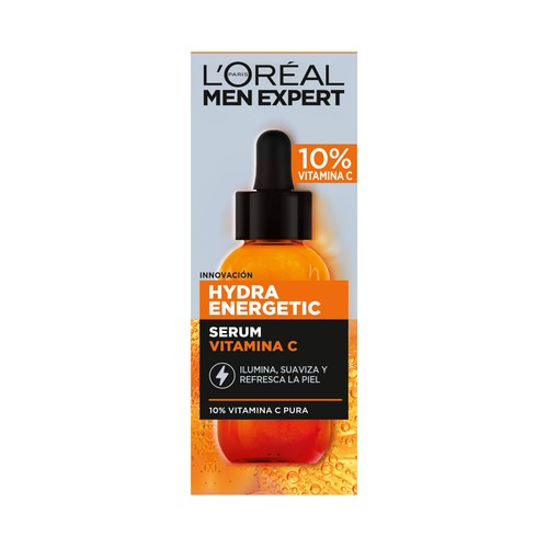 L´ORÉAL PARIS Men expert hydra energetic Sérum anti-fatiga con vitamina C 30 ml.
