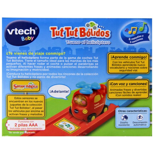 VTECH Baby, Tut Tut Bólidos modelos surtidos coche interactivo +1 Año