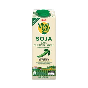 VIVESOY de Pascual Bebida vegetal de soja, de cultivo 100% local 1 l.