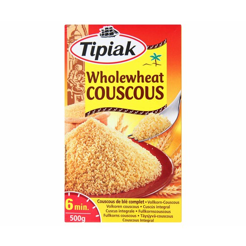 TIPIAK Couscous integral TIPIAK paquete de 500 g.