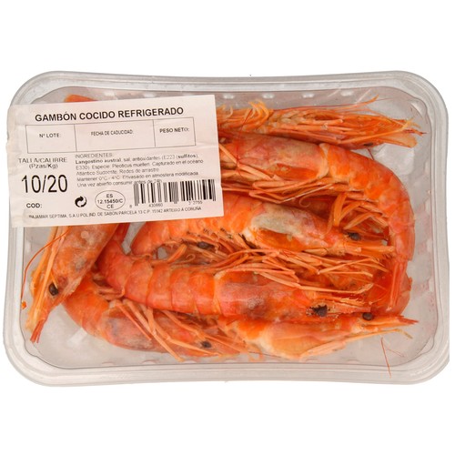 Gambón cocido calibre 10/20 250 g.