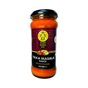 TIGER KHAN Salsa Tikka Masala TIGER KHAN 340 ml.