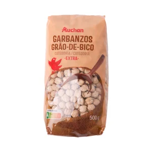 PRODUCTO ALCAMPO Garbanzo extra PRODUCTO ALCAMPO paquete de 500 g.