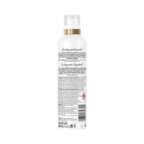 PANTENE Laca fijadora fuerte (05), para un peinado con volumen PANTENE Volumen perfecto 250 ml.