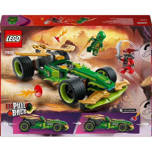 LEGO Ninjago Coche de Carreras con Motor de Carga Manual de Lloyd 71828, 181 piezas, +7 años.