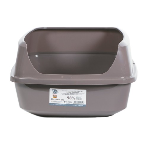 RIGA Arenera para gatos con borde RIGA 2nd LIFE 50 x 38 x 20 cm