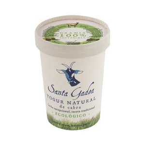 SANTA GADEA Yogur natural de cabra, ecológico 420 g.
