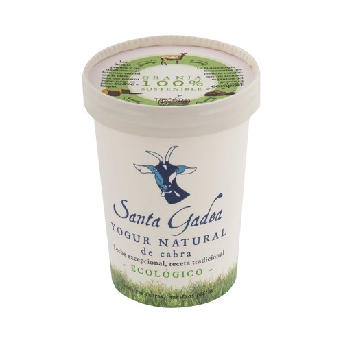 SANTA GADEA Yogur natural de cabra, ecológico 420 g.