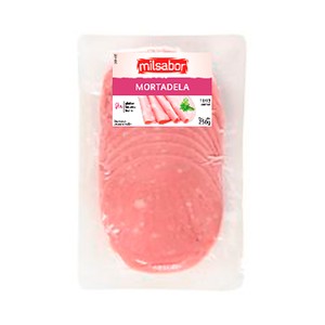 Mortadela cortada en lonchas 250 g.