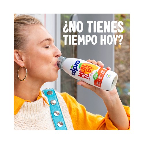 ALPRO Meal to go Bebida vegetal de soja sabor mango y fruta de la pasión 500 ml.