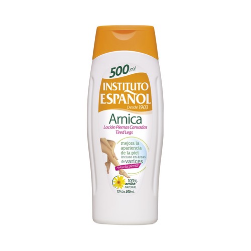 INSTITUTO ESPAÑOL Loción para piernas cansadas con árnica 100% natural 500 ml.