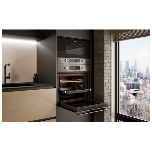 Horno multifuncional hidrolítico TEKA HSB 6360 Inox, capacidad: 70 Litros, A: 59,5cm, H: 59,5cm, F: 55,9cm.