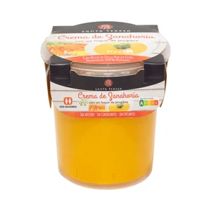SANTA TERESA Crema de zanahoria con un toque de jenjibre, elaborada con ingredientes 100% naturales SANTA TERESA 400 ml.