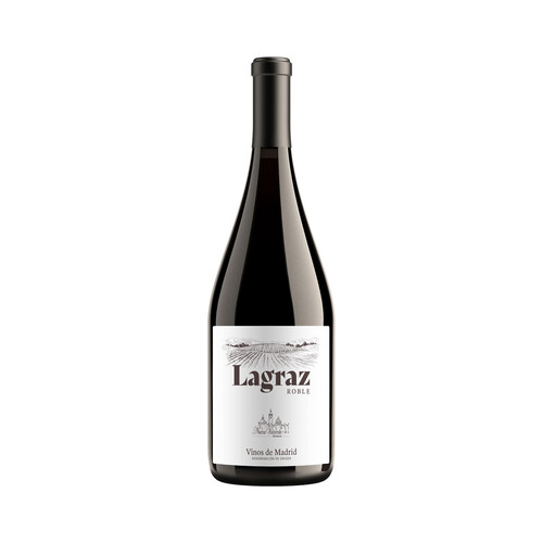 LAGRAZ  LAGRAZ Vino tinto roble con D.O Vinos de Madrid botella de 75 cl.