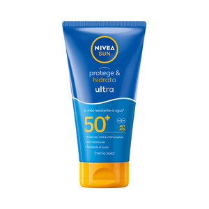 Imagen de NIVEA Protector solar resistente al sudor con FPS 50+ (muy alto) NIVEA Sun protege & hidrata ultra 150 ml.