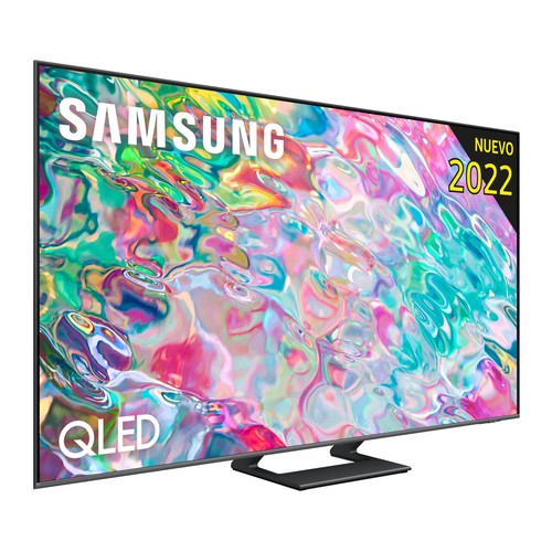 Televisión 139,7 cm (55") QLED SAMSUNG ﻿QE55Q75BATXXC 4K, HDR 10+, SMART TV, WIFI, BLUETOOTH, TDT T2, USB reproductor y grabador, 4HDMI, 3400HZ.