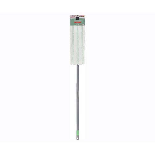 ACTUEL Mopa de microfibra (lavable en lavadora) con palo telescópico (74 - 130 cm.) de aluminio.