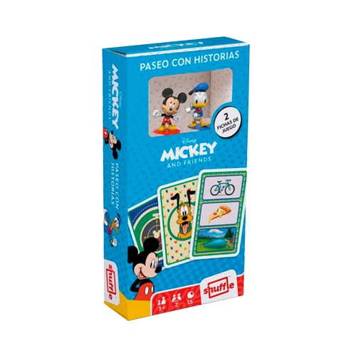 Juego de Cartas Cartamundi Mickey and Friends Story, 2 Jugadores o más +5 Años, SHUFFLE