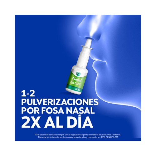 VICKS Natura Spray nasal contra la congestión 120 ml.