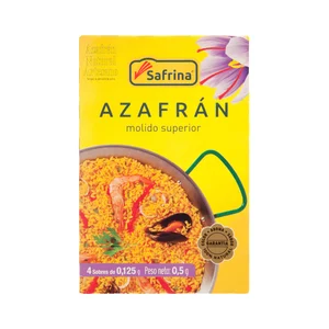 SAFRINA Azafrán molido estuche  4 sobres. 0,5 g