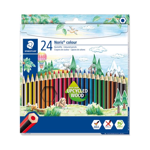 24 lápices para colorear, de varios colores STAEDTLER.